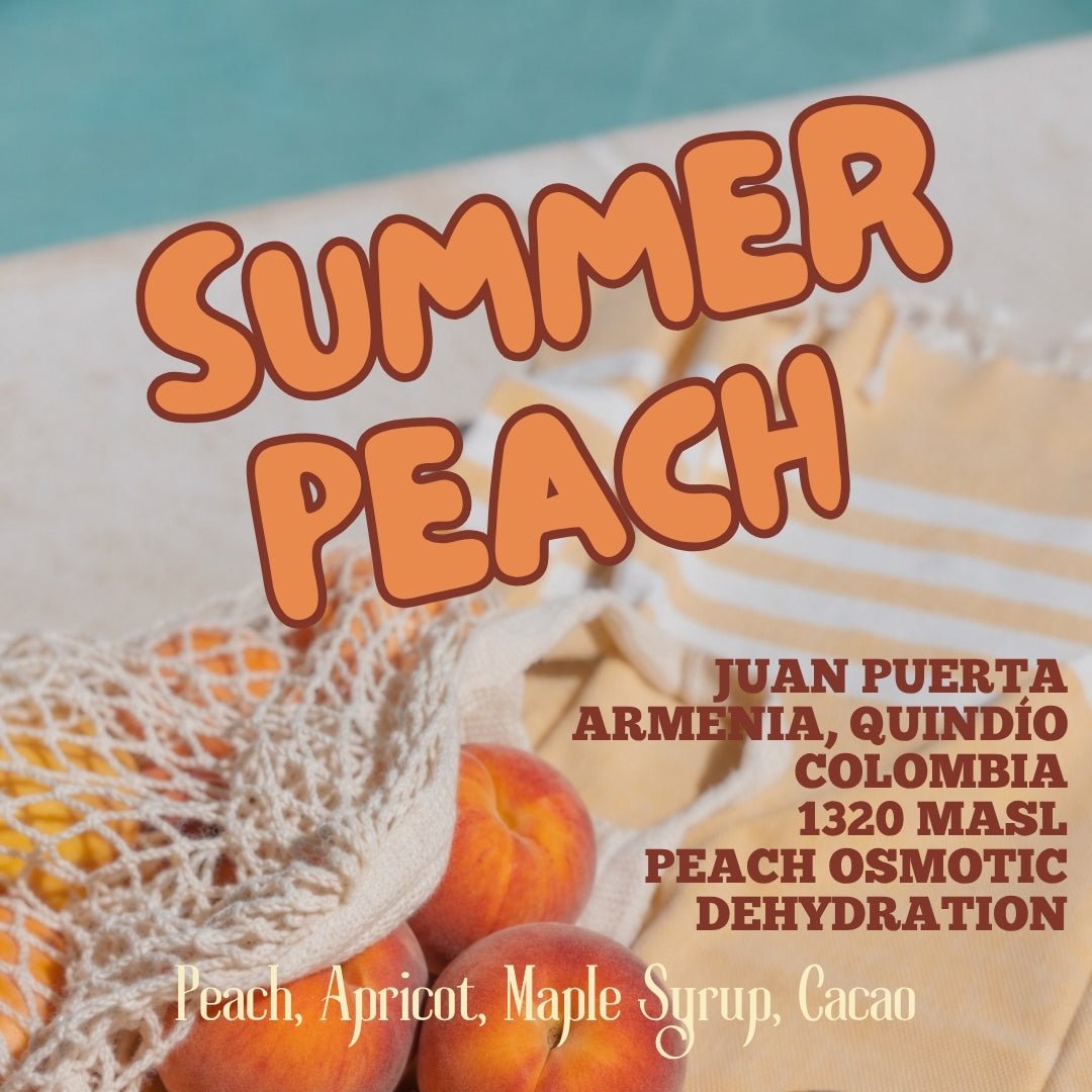 Summer Peach - Good Grounds Tampa Dade City Coffee Roaster Pasco County Wesley Chapel Land'O'Lakes Fresh Roasted